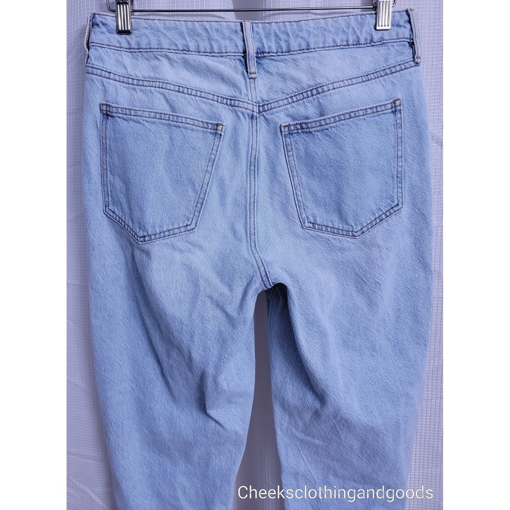 Pacsun Mom Jean Distressed Light Wash Jeans Women's size 29 - Picture 7 of 12